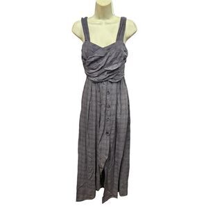 Rachel Comey Cotton Sundress in Grey Plaid NWT Size XS 0-2